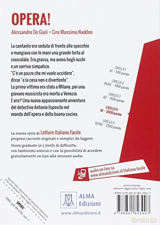 Italiano facile: Opera! Libro + online MP3 audio - Ciro Massimo Naddeo [KSIĄŻKA]
