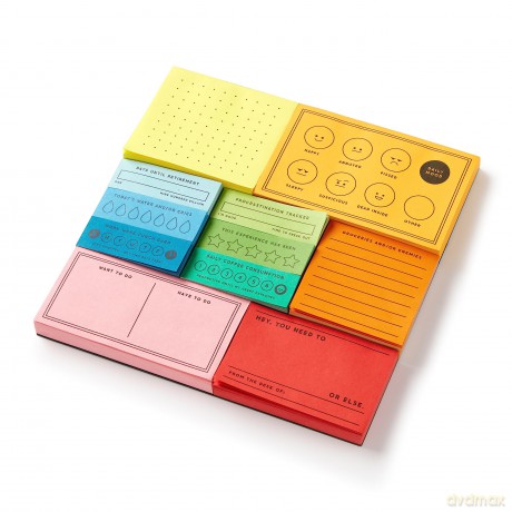 I've Got A Few Notes Tear-off Notepad Set - Brass Monkey [KSIĄŻKA]