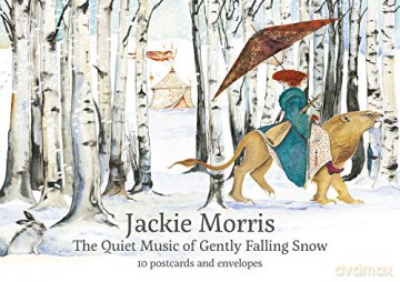 Jackie Morris Postcard Pack: The Quiet Music of Gently Falling Snow - Jackie Morris [KSIĄŻKA]