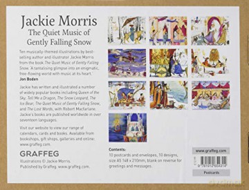Jackie Morris Postcard Pack: The Quiet Music of Gently Falling Snow - Jackie Morris [KSIĄŻKA]