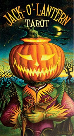 Jack-O'-Lantern Tarot: 78 full colour tarot cards and instructions - Guiliano Costa [KSIĄŻKA]