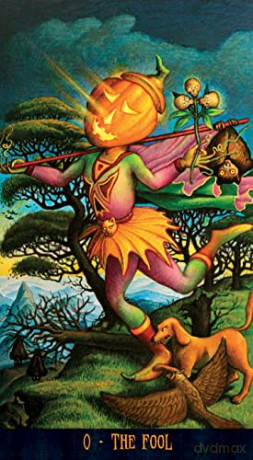Jack-O'-Lantern Tarot: 78 full colour tarot cards and instructions - Guiliano Costa [KSIĄŻKA]