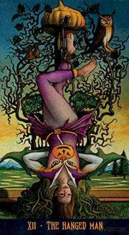 Jack-O'-Lantern Tarot: 78 full colour tarot cards and instructions - Guiliano Costa [KSIĄŻKA]