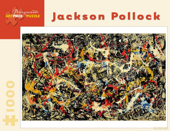 Jackson Pollock Convergence 1000 Piece Jigsaw Puzzle: 1,000 Piece Puzzle - Ronni Madrid [PUZZLE]