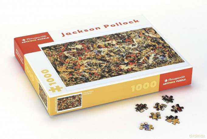 Jackson Pollock Convergence 1000 Piece Jigsaw Puzzle: 1,000 Piece Puzzle - Ronni Madrid [PUZZLE]