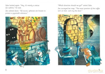 Jake and Jen in the Curse of the Mummy: Phase 5 Set 5 (Big Cat Phonics for Little Wandle Letters and Sounds Revised - Age 7+) - Chris Bradford [KSIĄŻKA]