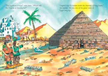 Jake and Jen in the Curse of the Mummy: Phase 5 Set 5 (Big Cat Phonics for Little Wandle Letters and Sounds Revised - Age 7+) - Chris Bradford [KSIĄŻKA]