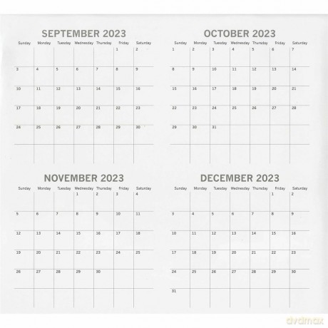 James Bond Calendar 2024 - Month to a View Planner 30cm x 30cm - Official Merchandise [KALENDARZ]