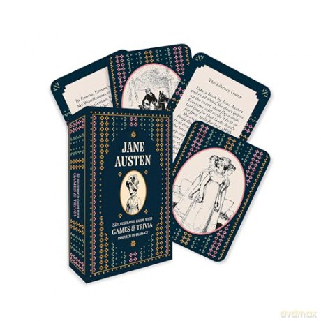 Jane Austen: A Literary Card Game: 52 Illustrated Cards With Games and Trivia - Pyramid [KSIĄŻKA]