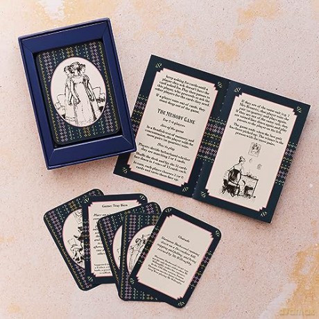 Jane Austen: A Literary Card Game: 52 Illustrated Cards With Games and Trivia - Pyramid [KSIĄŻKA]