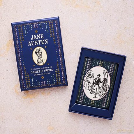 Jane Austen: A Literary Card Game: 52 Illustrated Cards With Games and Trivia - Pyramid [KSIĄŻKA]