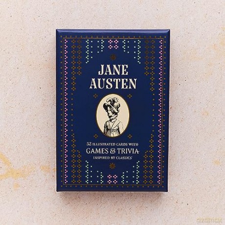 Jane Austen: A Literary Card Game: 52 Illustrated Cards With Games and Trivia - Pyramid [KSIĄŻKA]