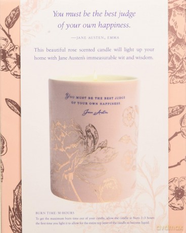 Jane Austen: Be The Best Judge Scented Candle (8.5 oz.) - Insight Editions [KSIĄŻKA]