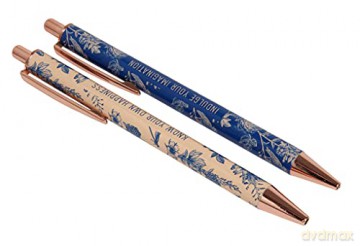 Jane Austen: Floral Pencil and Pen Set - Insight Editions [KSIĄŻKA]