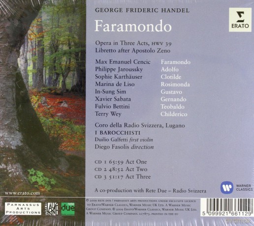 Philippe Jaroussky: Faramondo [3CD]