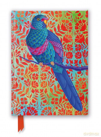 Jane Tattersfield: Blue Parrot (Foiled Journal) (Flame Tree Notebooks) - Flame Tree Studio [KALENDARZ]