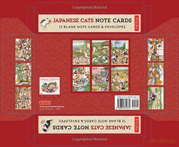 Japanese Cats Note Cards: 12 Blank Note Cards and Envelopes - Tuttle Editors [KSIĄŻKA]