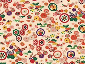 Japanese Kimono Gift Wrapping Papers: 18 x 24 inch (45 x 61 cm) Wrapping Paper [KSIĄŻKA]