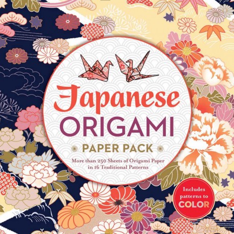 Japanese Origami Paper Pack: More than 250 Sheets of Origami Paper in 16 Traditional Patterns - Sterling [KSIĄŻKA]