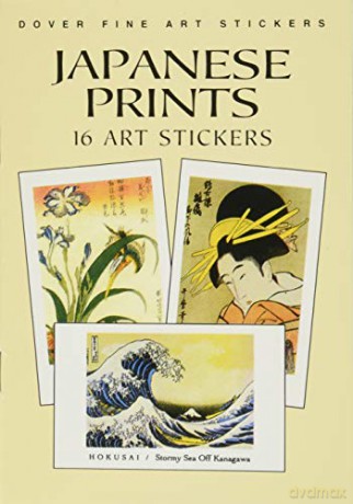 Japanese Prints: 16 Art Stickers (Dover Art Stickers) [KSIĄŻKA]