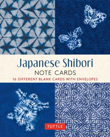 Japanese Shibori, 16 Note Cards: 16 Different Blank Cards with 17 Patterned Envelopes: 16 Different Blank Cards with 17 Patterned Envelopes in a Keepsake Box! [KSIĄŻKA]