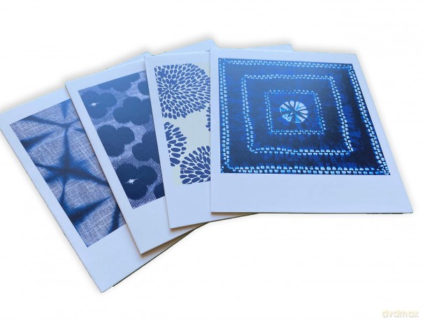 Japanese Shibori, 16 Note Cards: 16 Different Blank Cards with 17 Patterned Envelopes: 16 Different Blank Cards with 17 Patterned Envelopes in a Keepsake Box! [KSIĄŻKA]