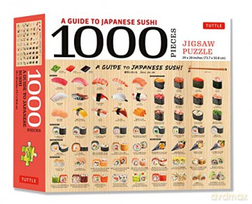 Japanese Sushi Jigsaw Puzzle: 1,000 Pieces: Finished Size 29 in X 20 inch (73.7 x 50.8 cm) [PUZZLE]