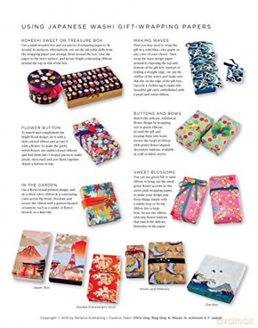 Japanese Washi Gift Wrapping Papers: 12 Sheets of High-Quality 18 x 24 (45 x 61 cm) Wrapping Paper: 18 x 24 inch (45 x 61 cm) Wrapping Paper [KSIĄŻKA]