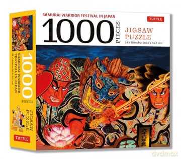 Japan's Samurai Warrior Festival - 1000 Piece Jigsaw Puzzle: The Nebuta Festival: Finished Size 24 x 18 inches (61 x 46 cm) [KSIĄŻKA]