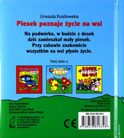 Piesek Poznaje Życie Na Wsi Tw - Urszula Kozłowska [KSIĄŻKA]