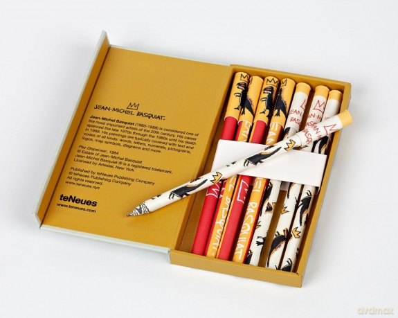Jean-Michel Basquiat's Pez Dispenser: 8-Pen set - Jean-Michel Basquiat [KSIĄŻKA]