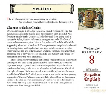 Jeff Kacirk's Forgotten English 2023 Calendar: A Daily Calendar of Vanishing Vocabulary & Folklore (BOXEDDAILY 365 DAY COMBINED) - Jeffrey Kacirk [KALENDARZ]