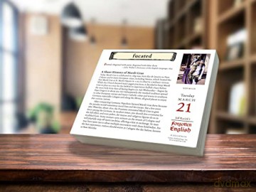 Jeff Kacirk's Forgotten English 2023 Calendar: A Daily Calendar of Vanishing Vocabulary & Folklore (BOXEDDAILY 365 DAY COMBINED) - Jeffrey Kacirk [KALENDARZ]