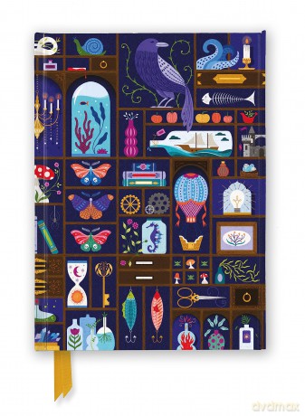 Jenny Zemanek: A Cabinet of Curiosities (Foiled Journal) (Flame Tree Notebooks) - Flame Tree Studio [KALENDARZ]