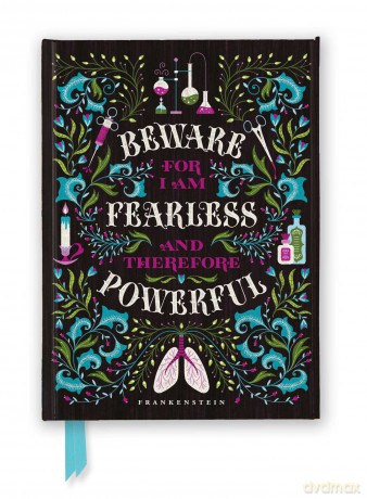 Jenny Zemanek: Frankenstein (Foiled Journal) (Flame Tree Notebooks) - Flame Tree Studio [KALENDARZ]