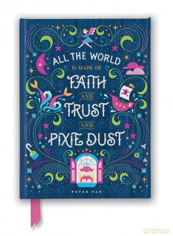 Jenny Zemanek: Peter Pan (Foiled Journal) (Flame Tree Notebooks) - Flame Tree Studio [KALENDARZ]