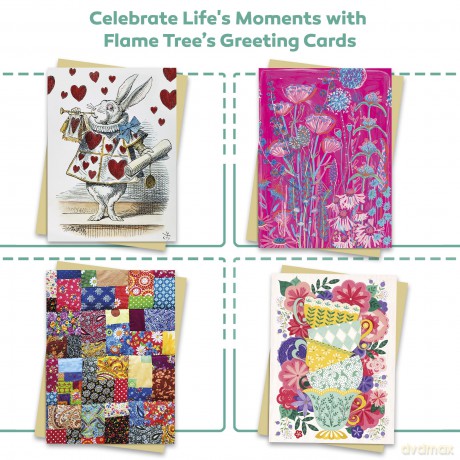 Jenny Zemanek: Teacups Greeting Card Pack: Pack of 6 (Greeting Cards) - Flame Tree Studio [KSIĄŻKA]