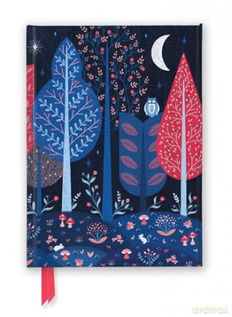 Jenny Zemanek: The Enchanted Forest (Foiled Journal) (Flame Tree Notebooks) - Flame Tree Studio [KALENDARZ]