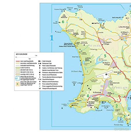 Jersey Sunflower Walking Guide: 25 long and short walks and 2 car tours - Geoff Daniel [KSIĄŻKA]