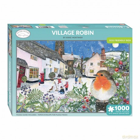 Jigsaw 1000 Piece Rectangular Village Ro [PUZZLE]