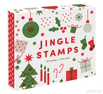 Jingle Stamps: 22 stamps + 2 ink pads - Princeton Architectural Press [KSIĄŻKA]