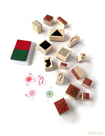 Jingle Stamps: 22 stamps + 2 ink pads - Princeton Architectural Press [KSIĄŻKA]