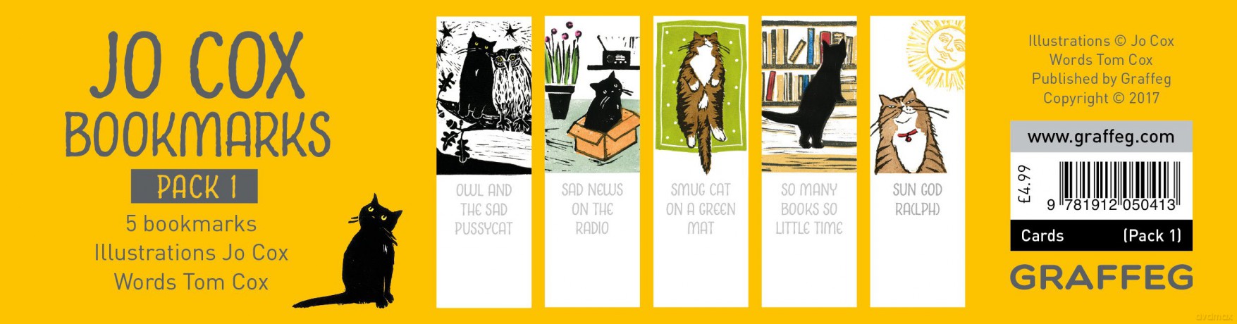Jo Cox Bookmarks: Pack 1: 0 - Jo Cox [KSIĄŻKA]