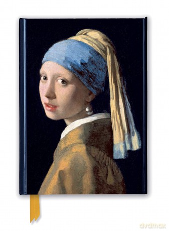 Johannes Vermeer: Girl with a Pearl Earring (Foiled Journal) (Flame Tree Notebooks) - Flame Tree Studio [KSIĄŻKA]
