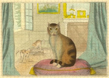 John Derian Paper Goods: Calm Cat 750-Piece Puzzle (Artisan Puzzle) - John Derian [KSIĄŻKA]