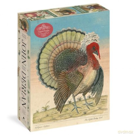John Derian Paper Goods: Crested Turkey 1,000-Piece Puzzle: 1,000-pieces - John Derian [KSIĄŻKA]