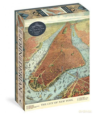 John Derian Paper Goods: The City of New York 750-Piece Puzzle (Artisan Puzzle) - John Derian [KSIĄŻKA]