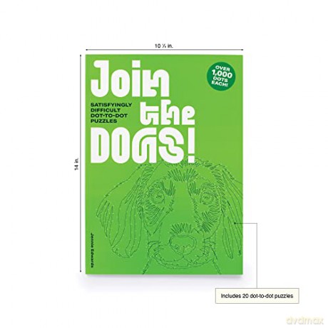 Join the Dogs!: Satisfyingly Difficult Dot-to-Dot Puzzles (Extremely Difficult Dot-to-Dot Puzzles) - Jennie Edwards [KSIĄŻKA]
