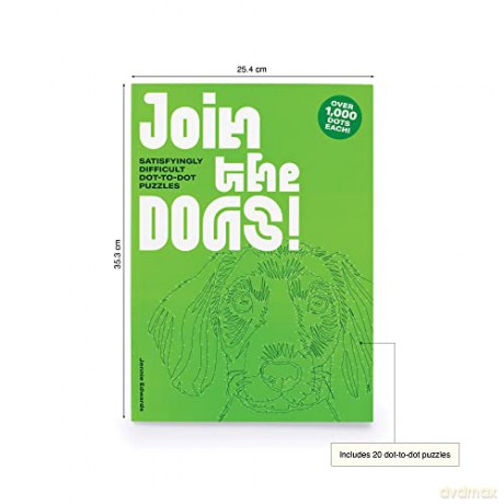 Join the Dogs!: Satisfyingly Difficult Dot-to-Dot Puzzles (Extremely Difficult Dot-to-Dot Puzzles) - Jennie Edwards [KSIĄŻKA]