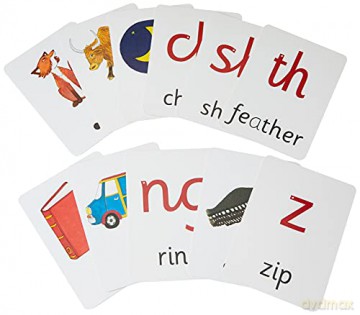 Jolly Phonics Picture Flash Cards: in Precursive Letters - Sara Wernham [KSIĄŻKA]